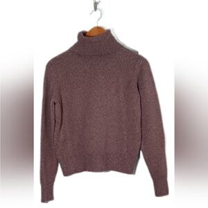 Women's mauve Turtleneck Sweater